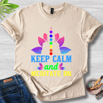 Keep Calm and Meditate On T-Shirt