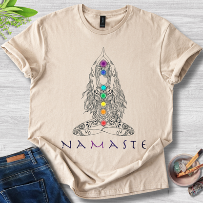 Namaste Chakra Flow T-Shirt