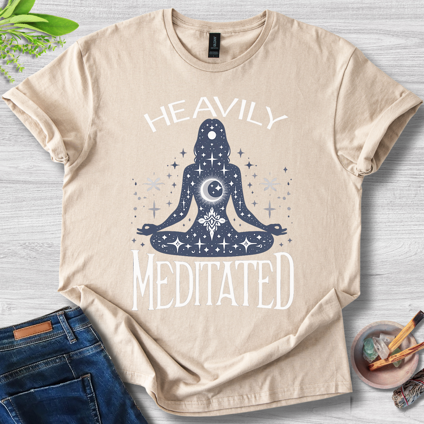Heavily Meditated Unisex Softstyle T-Shirt