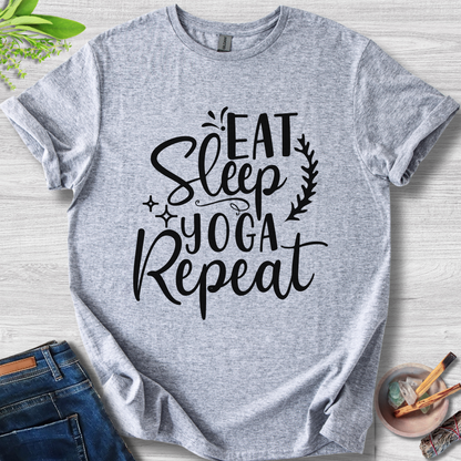Eat Sleep Yoga Repeat T-Shirt