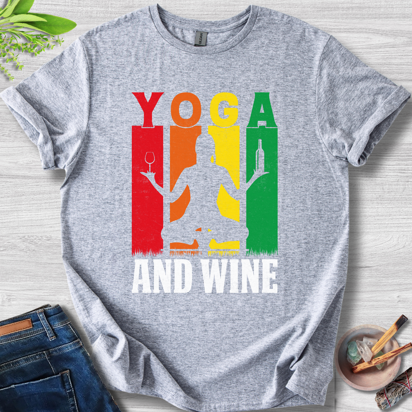 Yoga and Wine T-Shirt