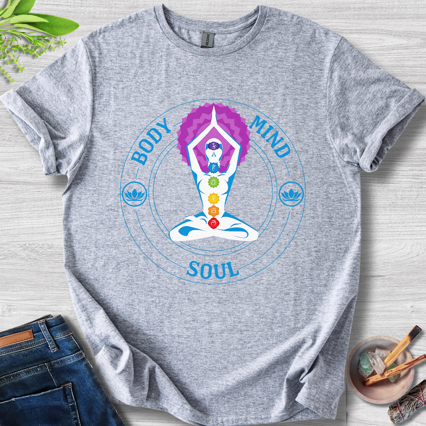 Chakra Harmony: Body‑Mind‑Soul T-Shirt