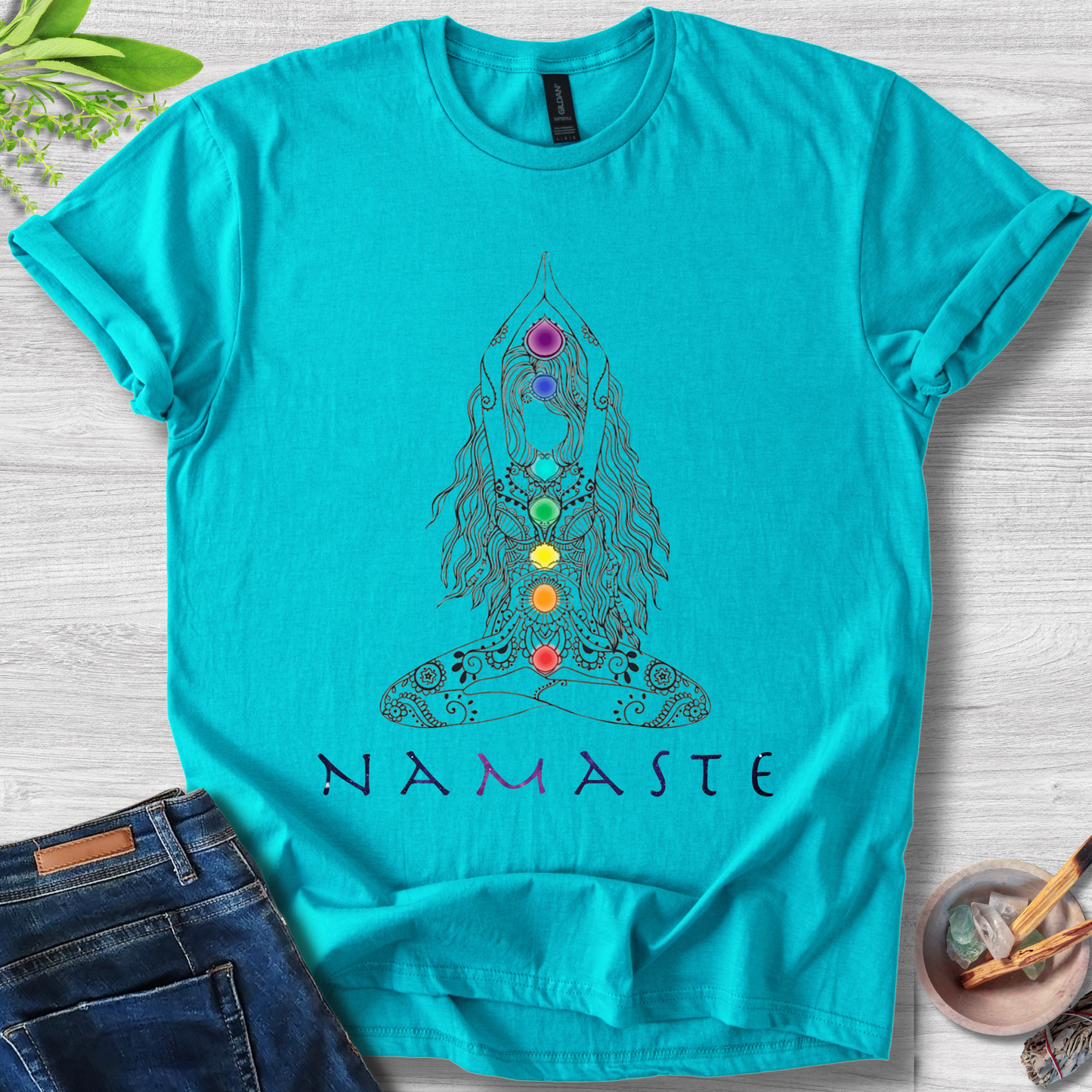 Namaste Chakra Flow T-Shirt