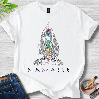 Namaste Chakra Flow T-Shirt