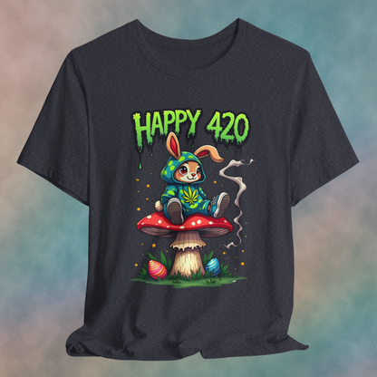 Happy 420 Unisex Short Sleeve Tee
